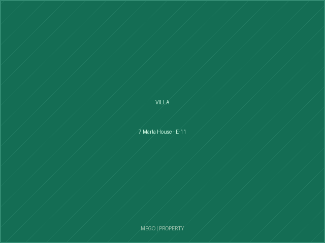 7 Marla House - E-11