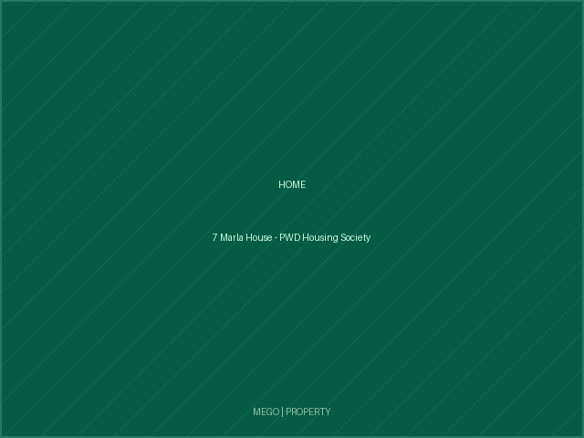 7 Marla House - PWD Housing Society