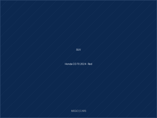 Honda CD 70 2024 - Red