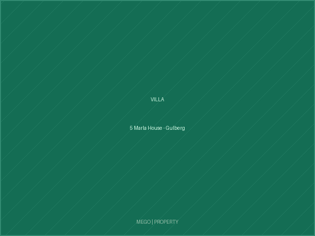 5 Marla House - Gulberg