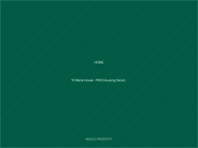 10 Marla House - PWD Housing Society