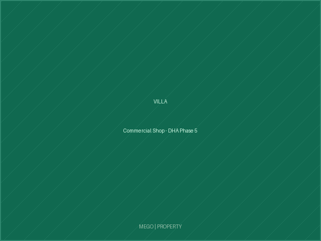Commercial Shop - DHA Phase 5