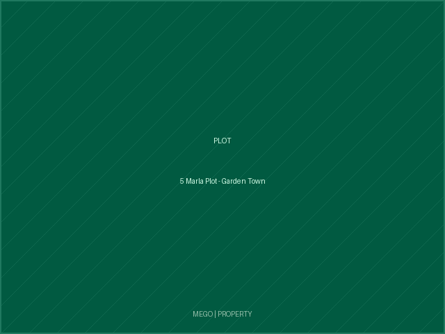 5 Marla Plot - Garden Town