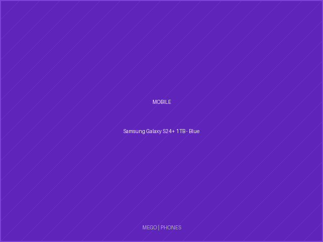 Samsung Galaxy S24+ 1TB - Blue