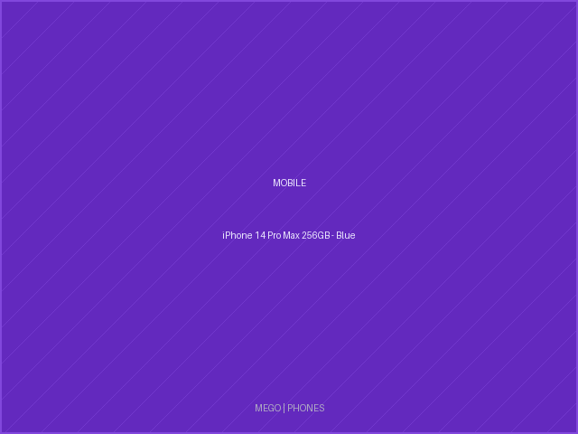 iPhone 14 Pro Max 256GB - Blue