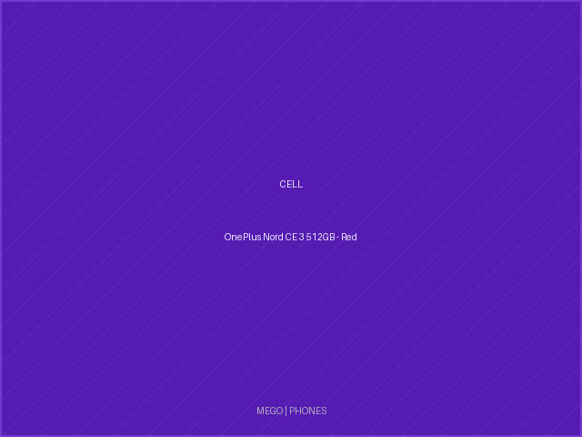OnePlus Nord CE 3 512GB - Red