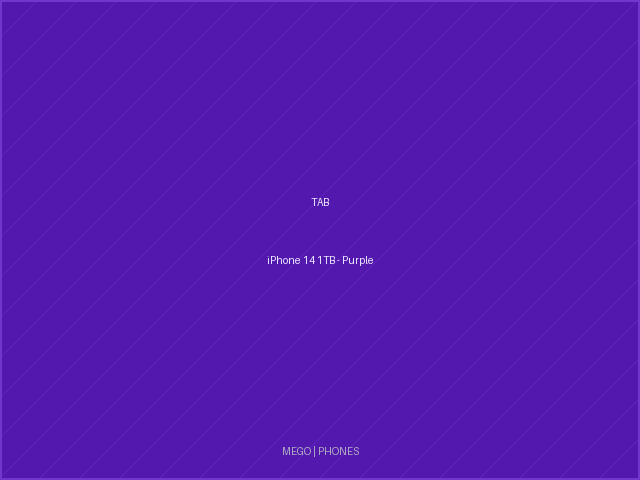 iPhone 14 1TB - Purple