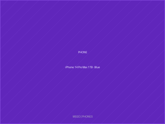iPhone 14 Pro Max 1TB - Blue