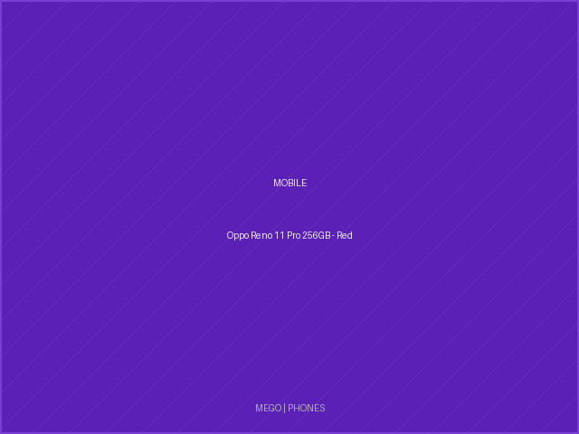 Oppo Reno 11 Pro 256GB - Red