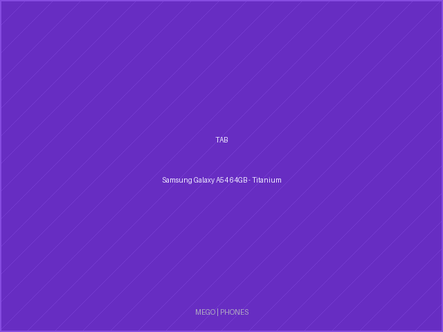 Samsung Galaxy A54 64GB - Titanium