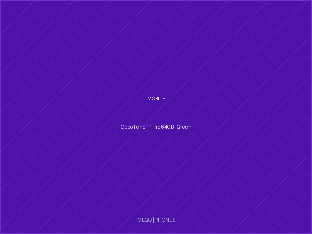 Oppo Reno 11 Pro 64GB - Green