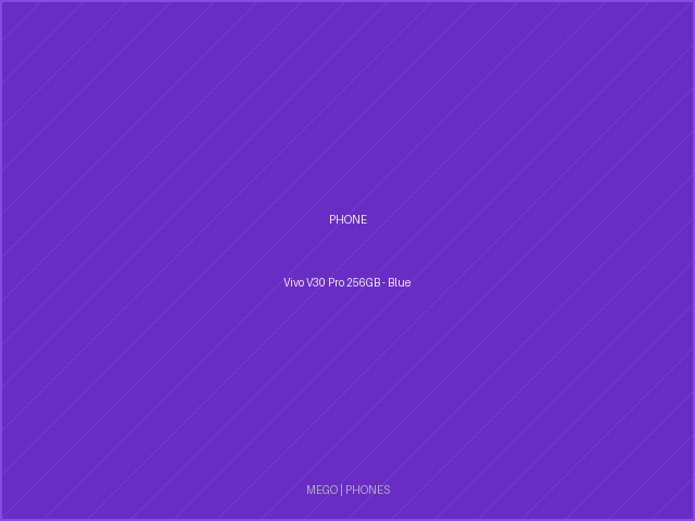 Vivo V30 Pro 256GB - Blue