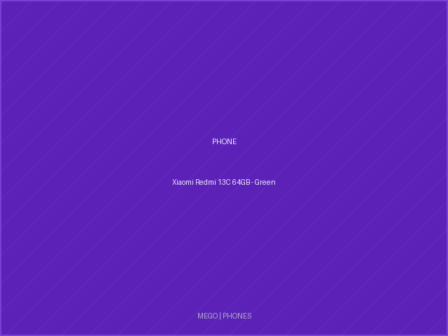 Xiaomi Redmi 13C 64GB - Green