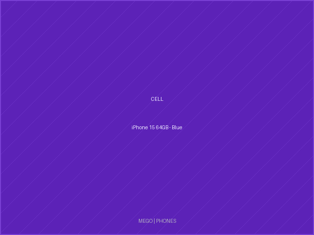 iPhone 15 64GB - Blue
