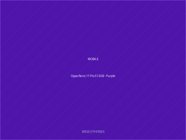 Oppo Reno 11 Pro 512GB - Purple