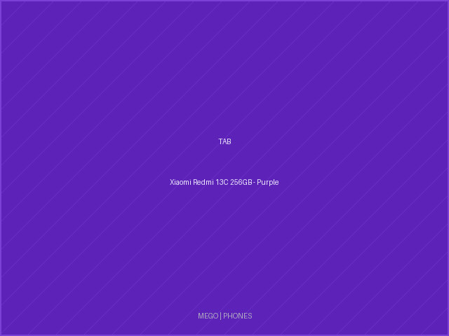 Xiaomi Redmi 13C 256GB - Purple