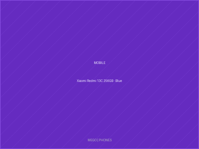 Xiaomi Redmi 13C 256GB - Blue