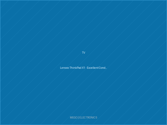 Lenovo ThinkPad X1 - Excellent Condition