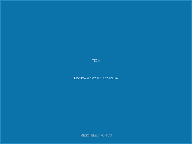 MacBook Air M2 15" - Sealed Box