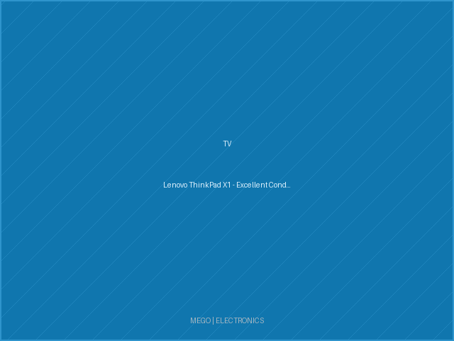 Lenovo ThinkPad X1 - Excellent Condition