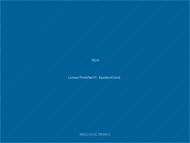 Lenovo ThinkPad X1 - Excellent Condition