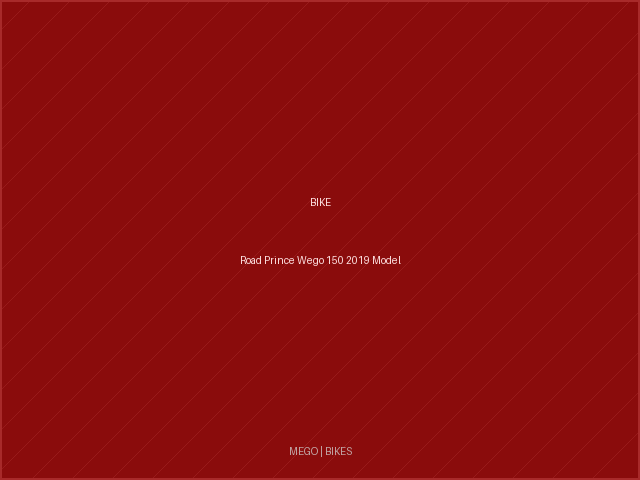 Road Prince Wego 150 2019 Model