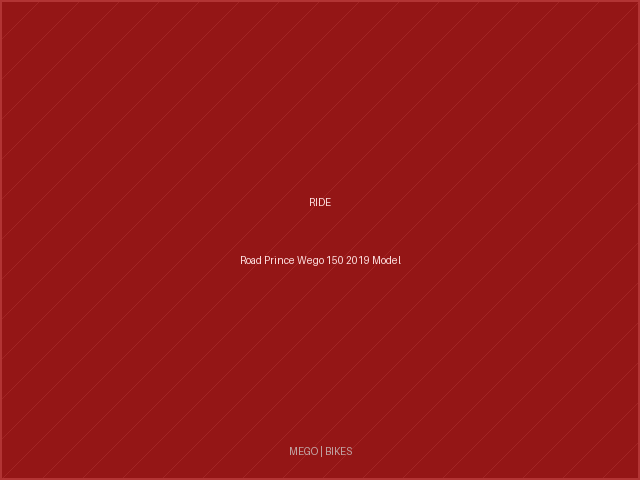 Road Prince Wego 150 2019 Model