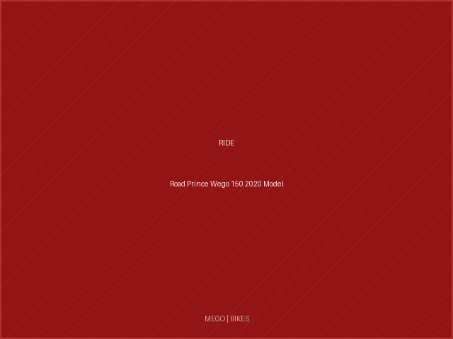 Road Prince Wego 150 2020 Model