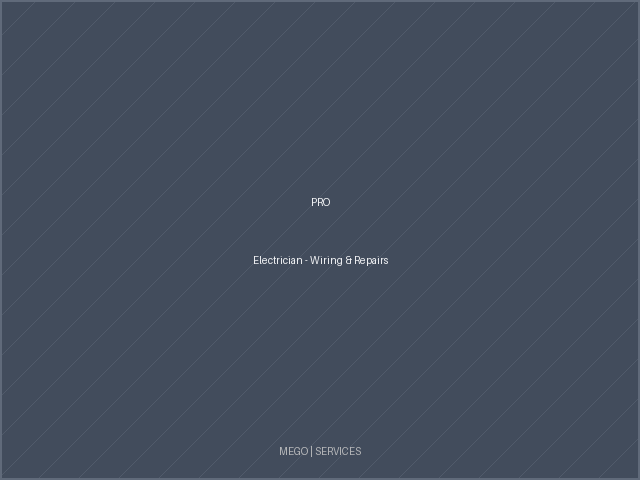 Electrician - Wiring & Repairs