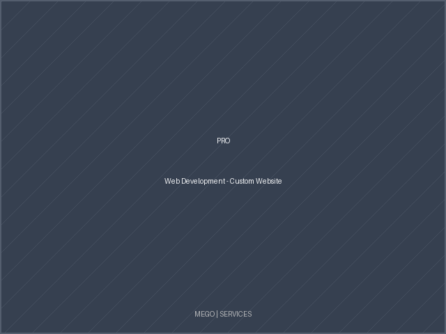 Web Development - Custom Website