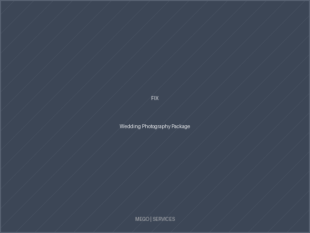 Wedding Photography Package