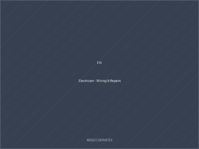 Electrician - Wiring & Repairs