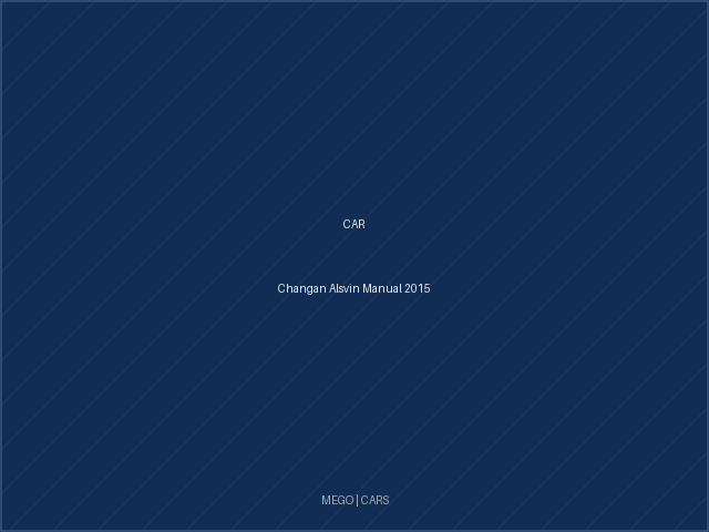 Changan Alsvin Manual 2015